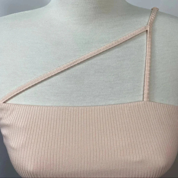 AFRM Saddle One-Shoulder Strappy  Crop Top - Picture 4 of 7